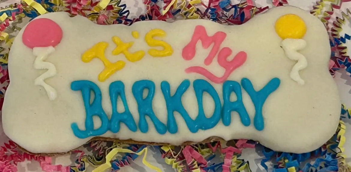 It's My Barkday 6" Dog Bone