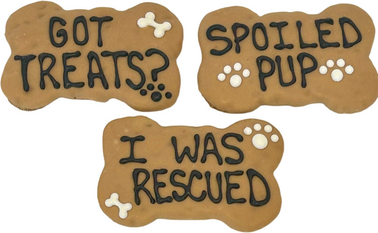 Assorted PB Dog Bones (CASE OF 6)